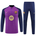 Conjunto Treino Barcelona 25/26 Nike - Azul e Roxo