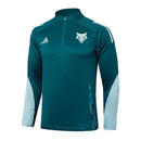 Conjunto Treino Cruzeiro Ziper Curto Treino 25/26 Adidas - Azul Escuro