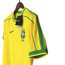 Camisa Retrô Brasil I Home 1998/99 Nike Masculino Amarelo